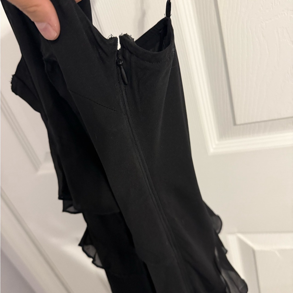 Abercrombie & Fitch Black Ruffled Maxi Dress - Picture 13 of 15
